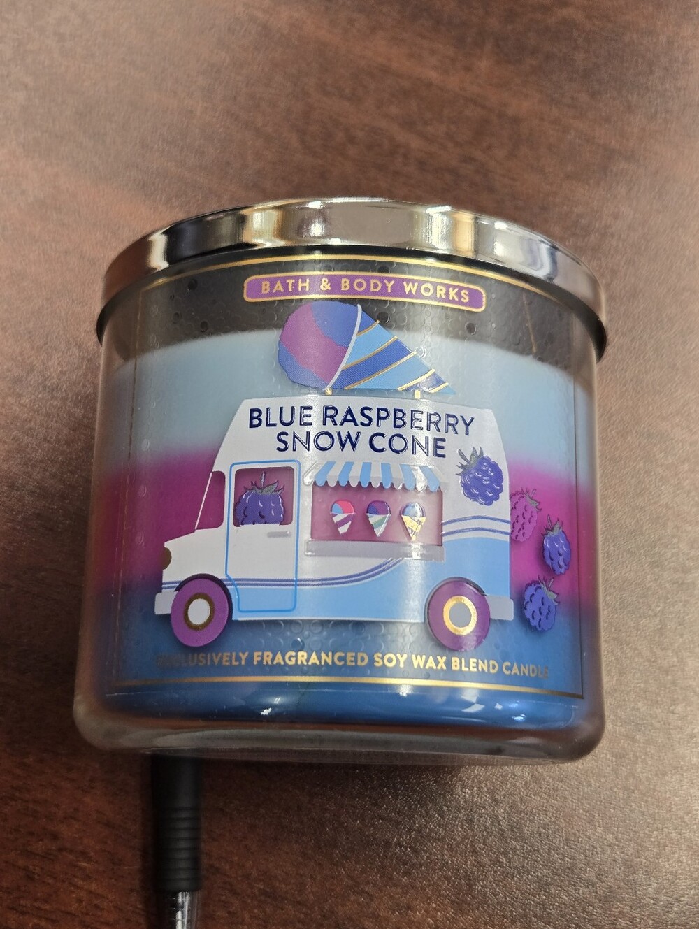 B&BW Blue Raspberry Snow Cone Candle 🍧